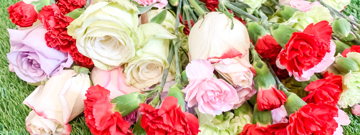 How To: Grocery Store Flowers to Valentine’s Day Arrangement